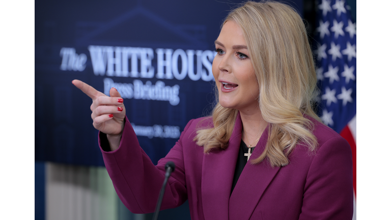White House Press Secretary Karoline Leavitt Holds First Press Briefing Of Trump's 2nd Term