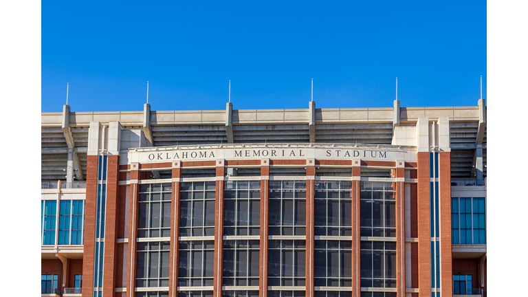 The Gaylord Family Oklahoma Memorial Stadium on the campus of the University of Oklahoma