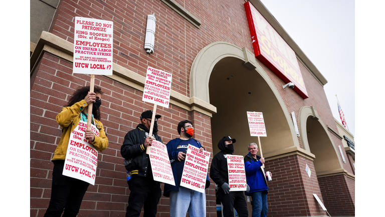 Workers At Grocery Chain King Soopers Go On Strike