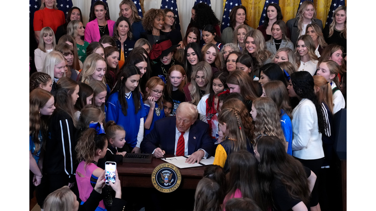 President Trump Signs No Men In Women's Sports Executive Order