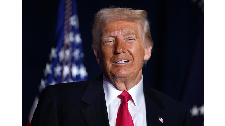 President Trump Addresses Private Prayer Breakfast In Washington DC