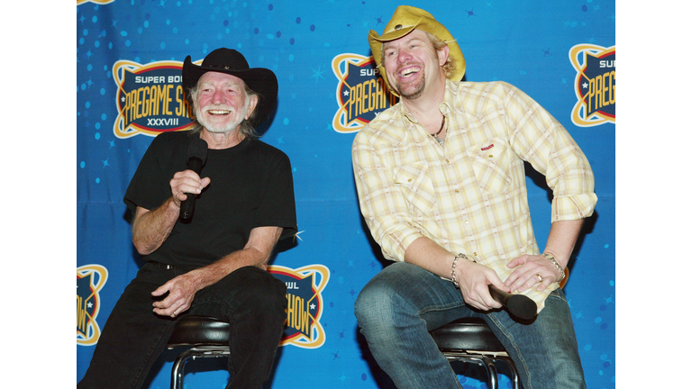 Pre-Game Press Conference For Super Bowl XXXVIII