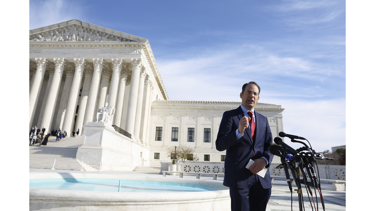 Protestors Rally At Supreme Court During Religious Liberties Case Hearing