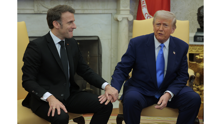 French President Emmanuel Macron Visits The White House