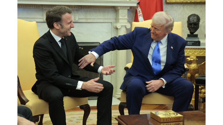 French President Emmanuel Macron Visits The White House