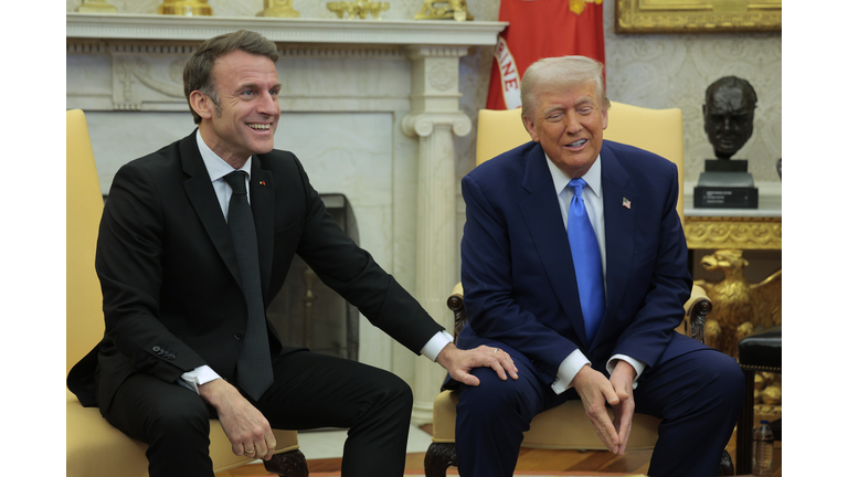 French President Emmanuel Macron Visits The White House