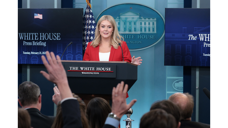 White House Press Secretary Karoline Leavitt Holds Media Briefing