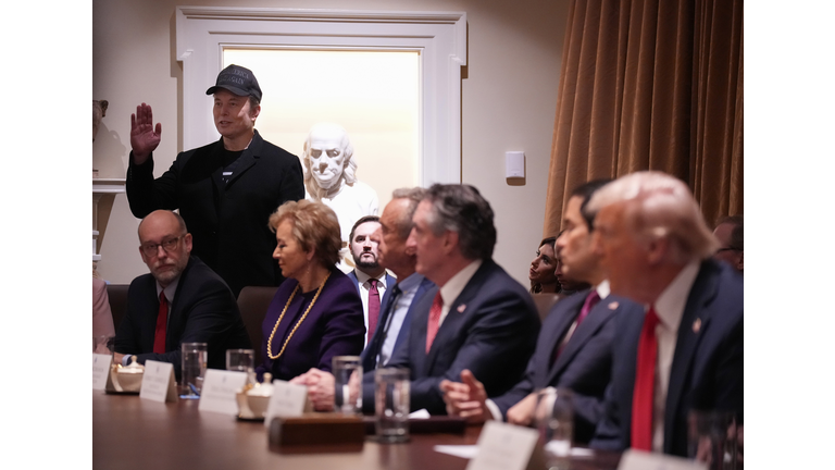 Joined By Elon Musk, Trump Holds First Cabinet Meeting Of His Second Term