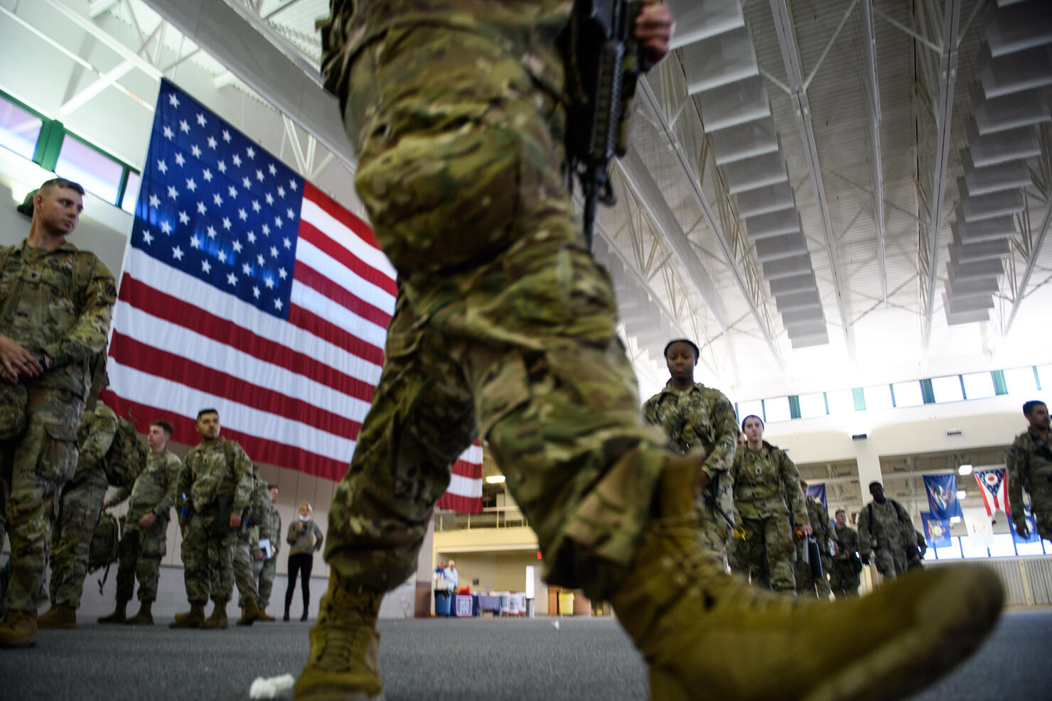 Army Deploys 1st Armored Brigade Combat Team Soldiers To Germany For NATO Support
