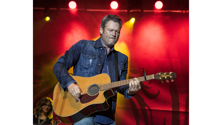 Blake Shelton And Ryman Hospitality Properties Inc. Press Conference To Celebrate The Grand Opening Of Ole Red Tishomingo Restaurant And Bar