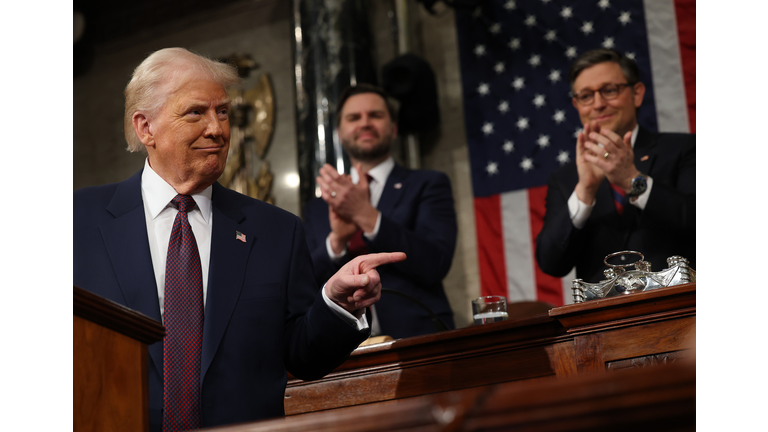 Donald Trump Delivers Joint Address To Congress