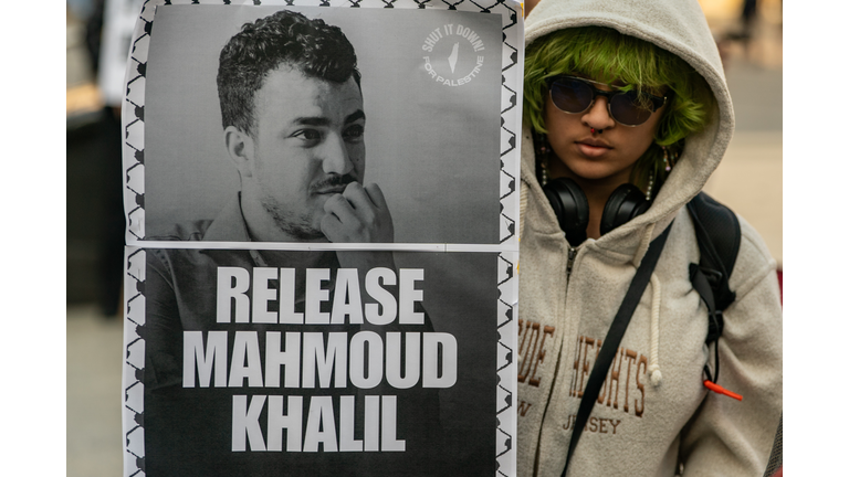 Protest Held Against ICE Arrest Of Pro-Palestinian Activist Mahmoud Khalil