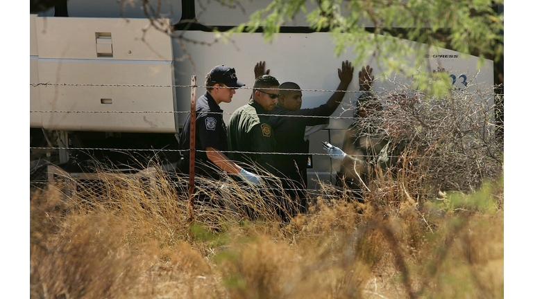 Migrants Attempt To Illegally Cross U.S.-Mexico Border