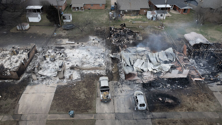 Multiple Wildfires Burn Throughout Oklahoma