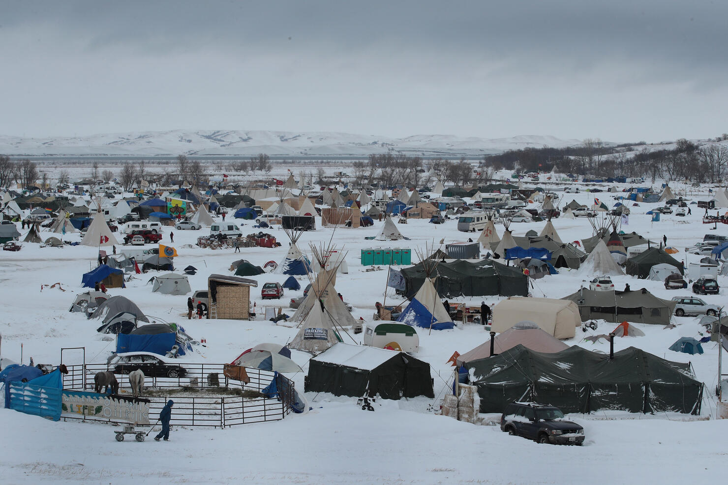 Protests Continue At Standing Rock Sioux Reservation Over Dakota Pipeline Access Project