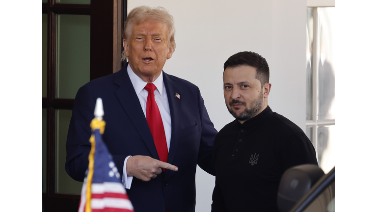 President Trump Hosts Ukrainian President Zelenskyy At The White House