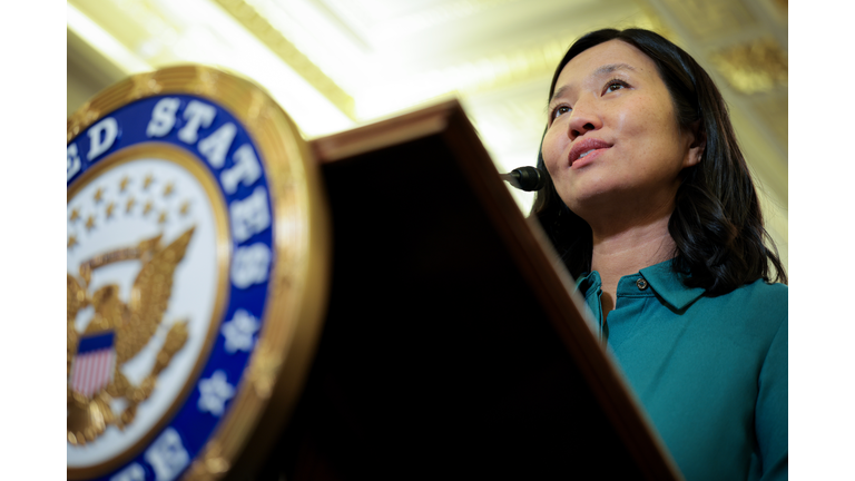 Boston Mayor Wu And Massachusetts Lawmakers Hold Press Conference Ahead Of President Trumps Address To Congress