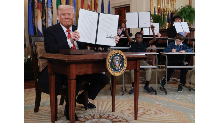 President Trump Signs Executive Order To Severely Shrink Department Of Education