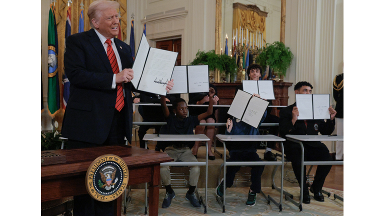 President Trump Signs Executive Order To Severely Shrink Department Of Education