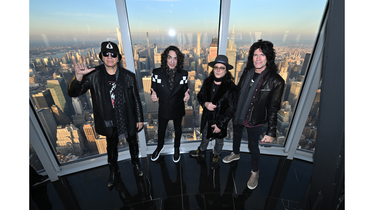 KISS Lights the Empire State Building in Celebration of the Band's Final Show