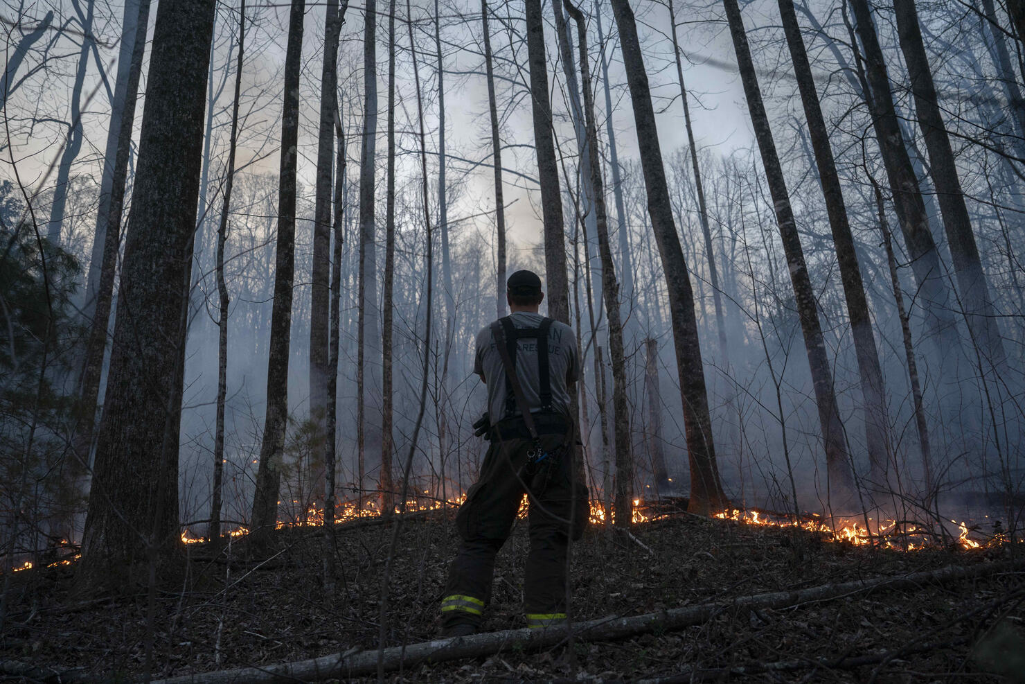Wildfires Sweep Through North Carolina Areas Ravaged By Hurricane Helene