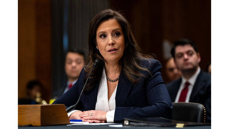 Elise Stefanik Testifies In Hearing To Consider Her Nomination For Ambassador To UN
