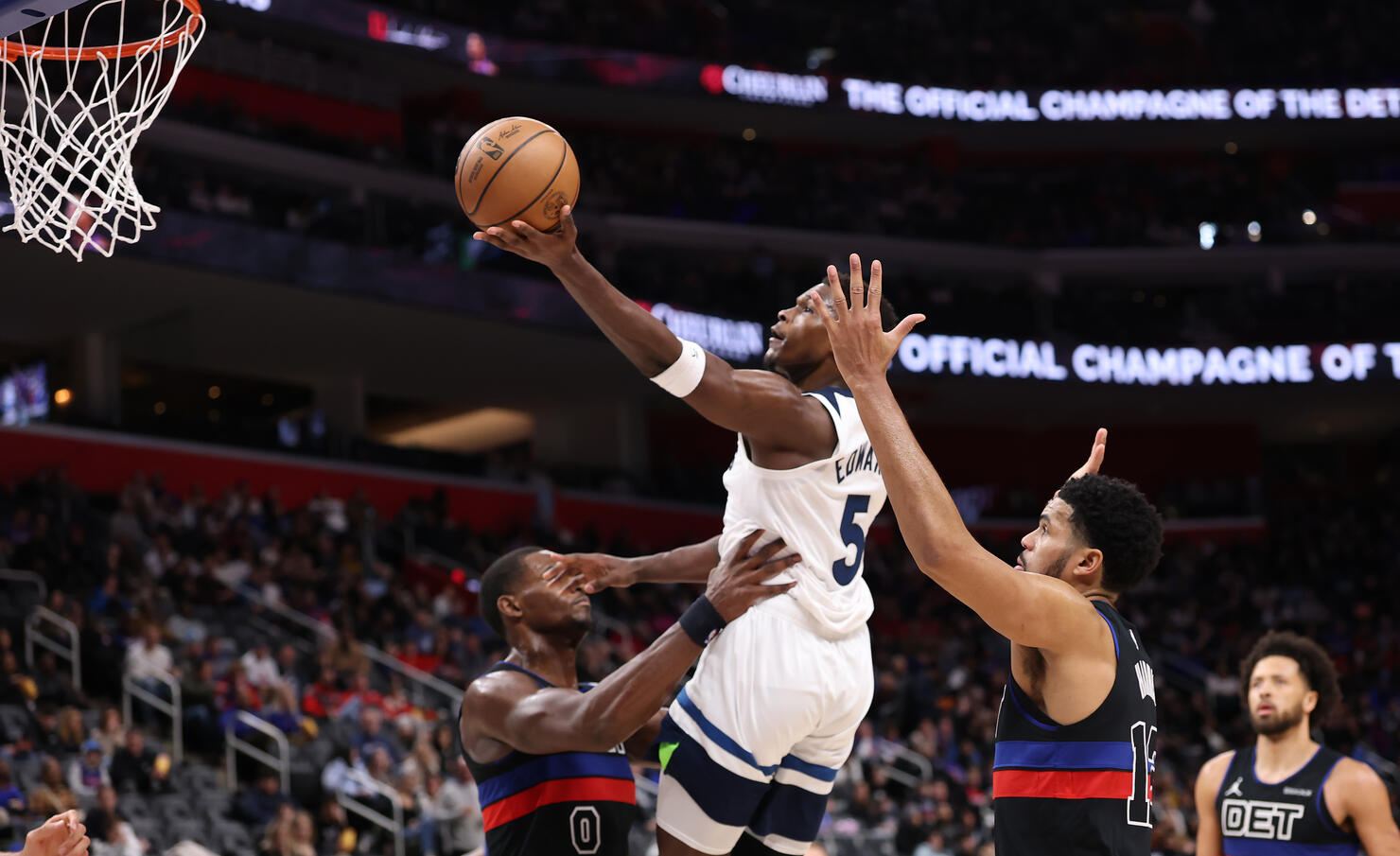Minnesota Timberwolves v Detroit Pistons