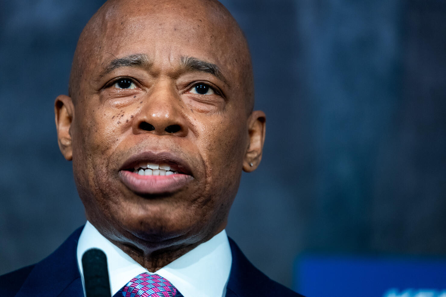 New York City Mayor Eric Adams Holds Media Availability At City Hall