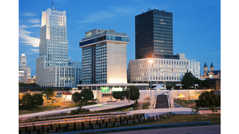 USA, Ohio, Akron, Skyline