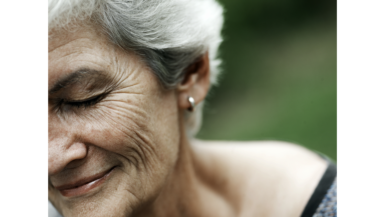Elderly Woman Smiling