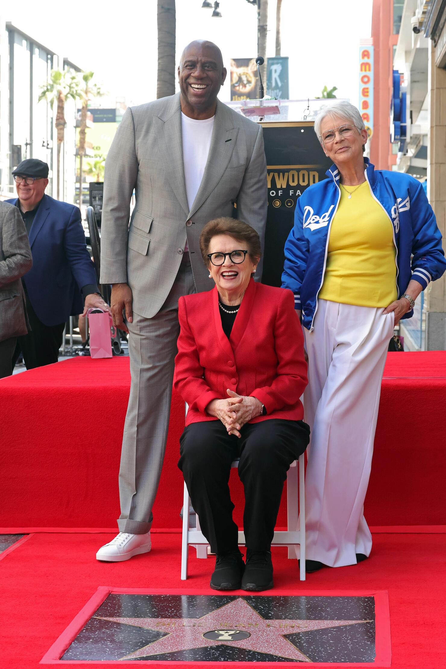 American Tennis Player Billie Jean King Honored With A Star On The Hollywood Walk Of Fame