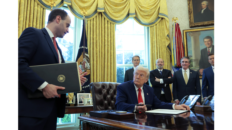 President Trump Signs New Executive Orders At The White House