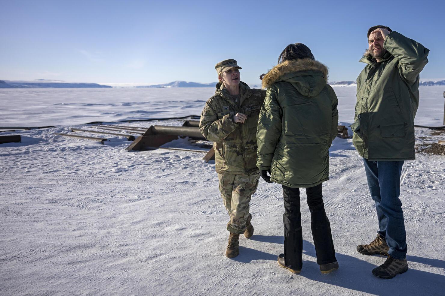 Vice President JD Vance Visits US Military Base In Northern Greenland