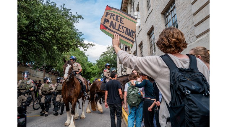 Students At UT Austin Hold Protest Supporting Gaza