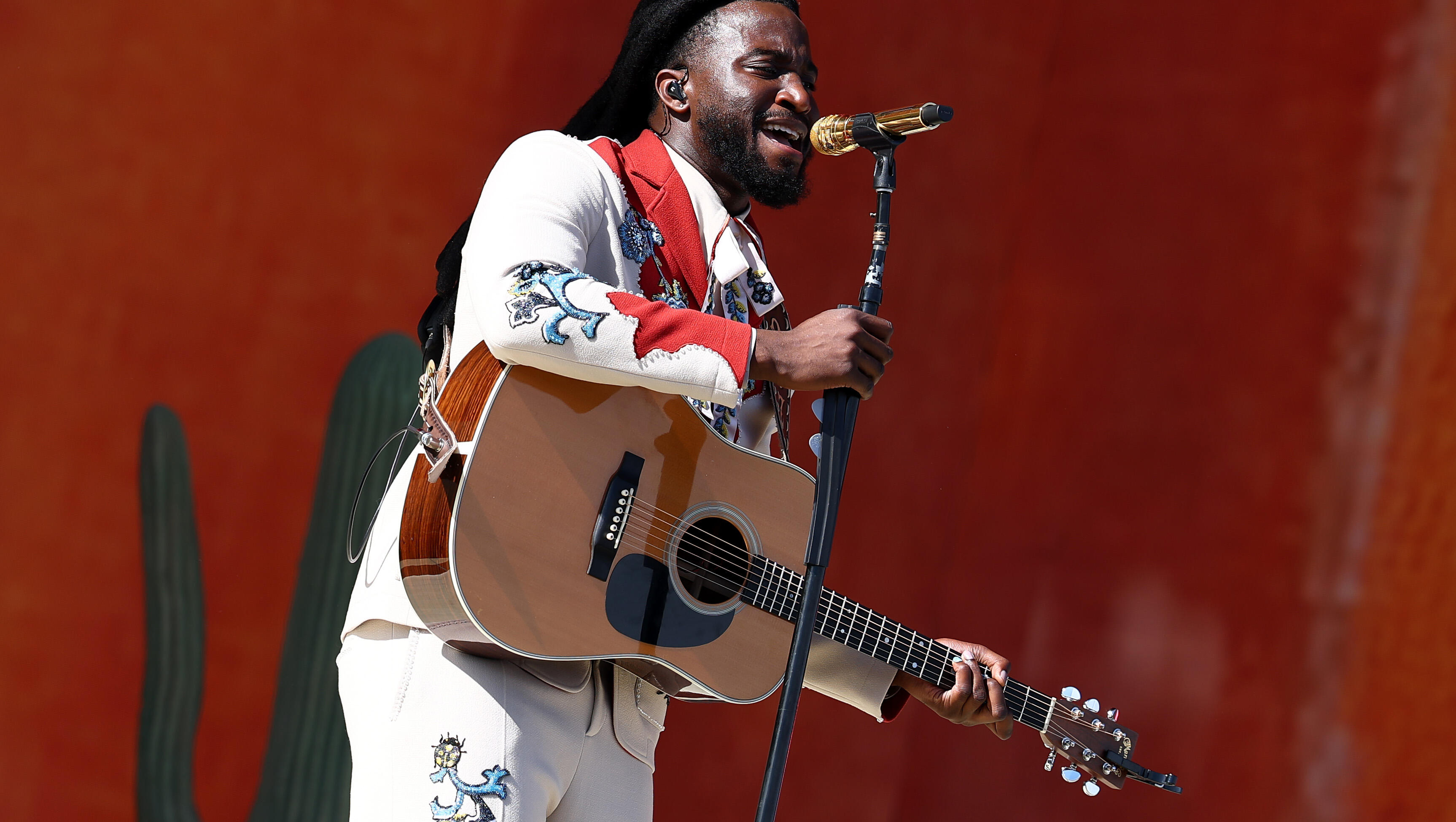 Shaboozey Joins Ed Sheeran At His Coachella Pop-Up
