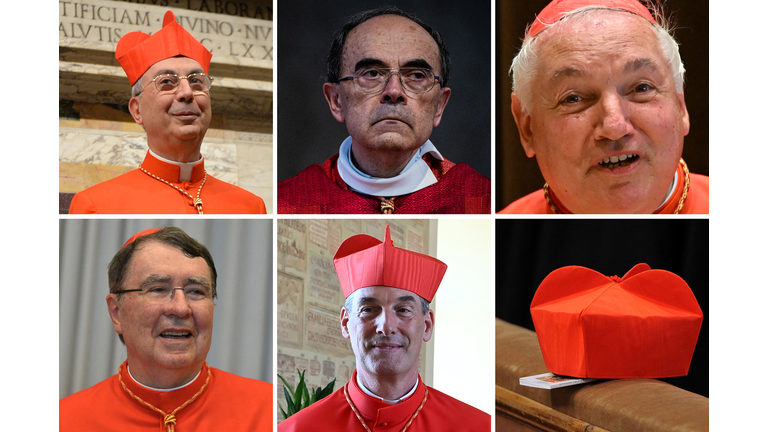 COMBO-VATICAN-FRANCE-RELIGION-POPE-OBIT-CARDINALS