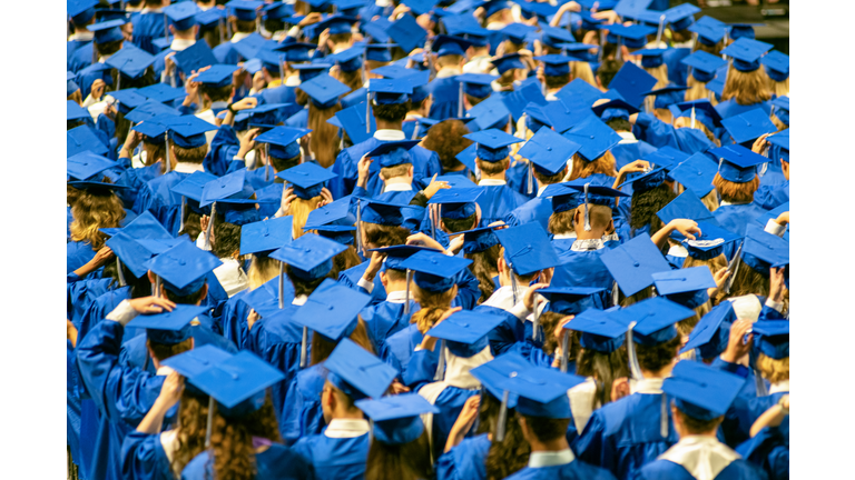 Student Audience at Graduation Ceremony
