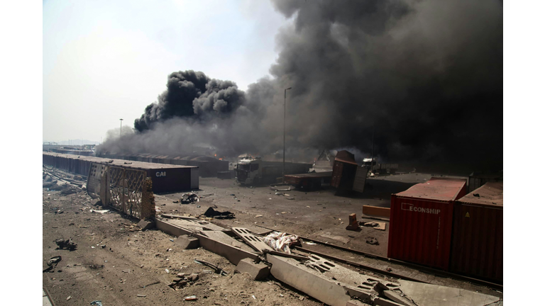 IRAN-PORT-EXPLOSION