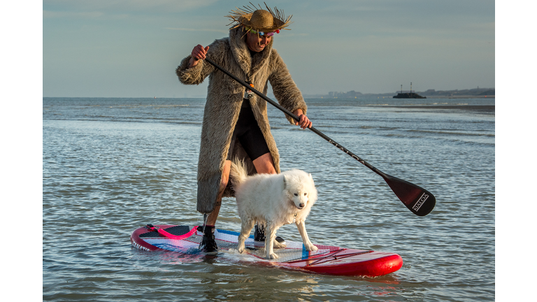 FRANCE-TRADITION-NEW YEAR-BATH