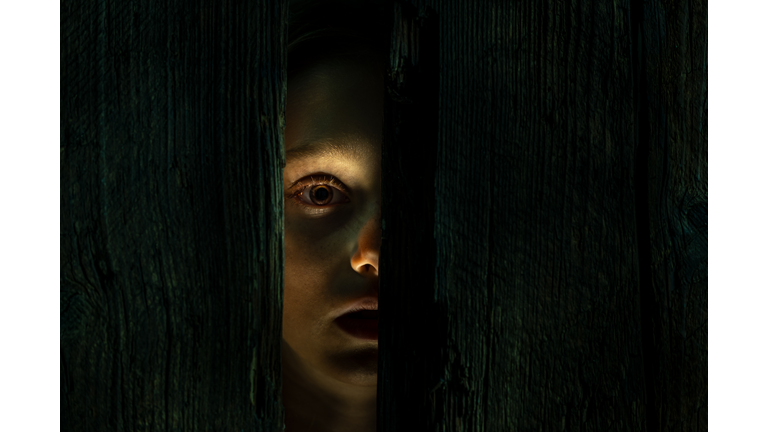 Scared girl