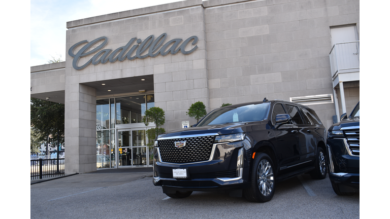 Black Cadillac Escalade SUV