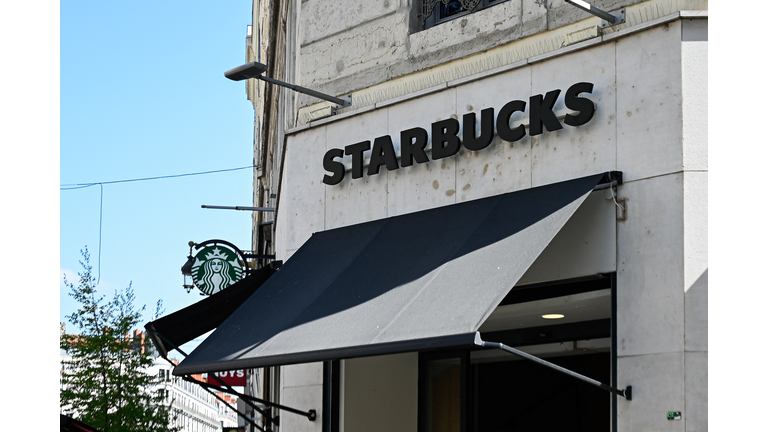 FRANCE-STARBUCKS-COFFEE-SHOP-LYON