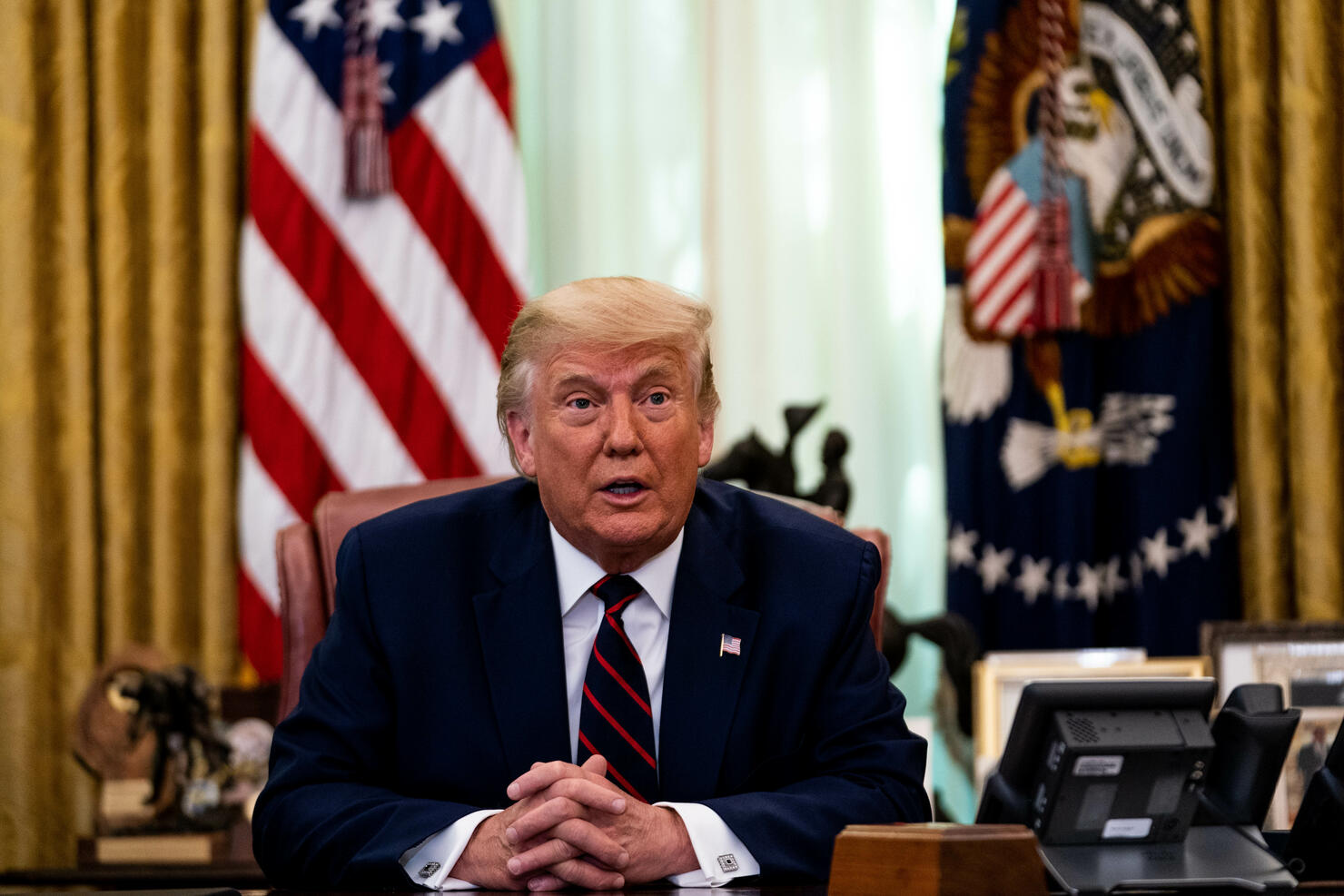 President Trump Hosts Trilateral With President Of Serbia And Prime Minister Of Kosovo