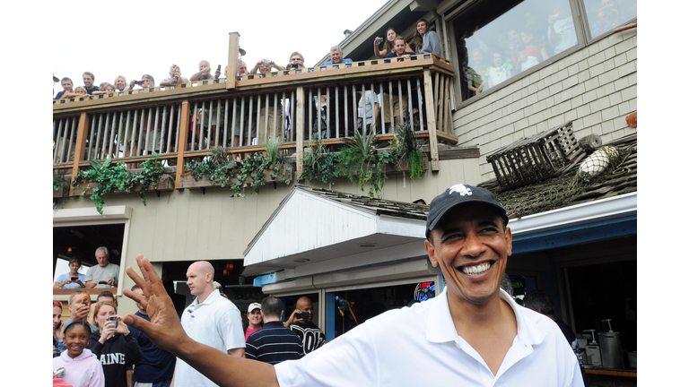 Obama And Family Enjoy Summer Vacation On Martha's Vineyard
