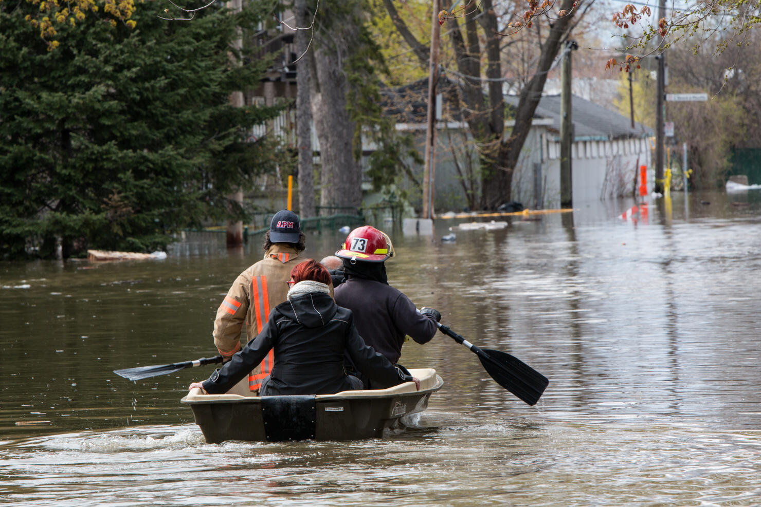 Montreal historic flood