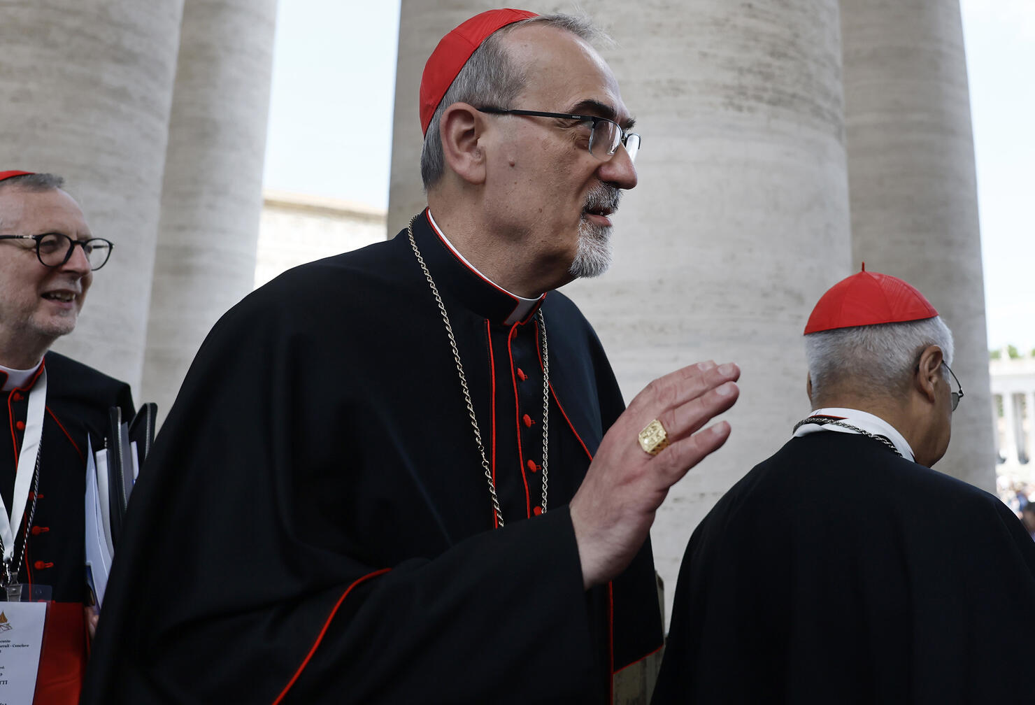 People Pay Tribute To The Late Pope Francis As Vatican Prepares For Conclave