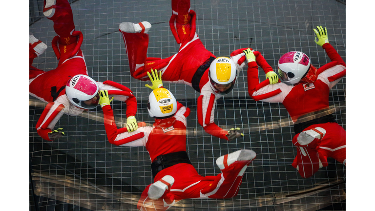 TOPSHOT-MACAU-CHINA-INDOOR SKYDIVING