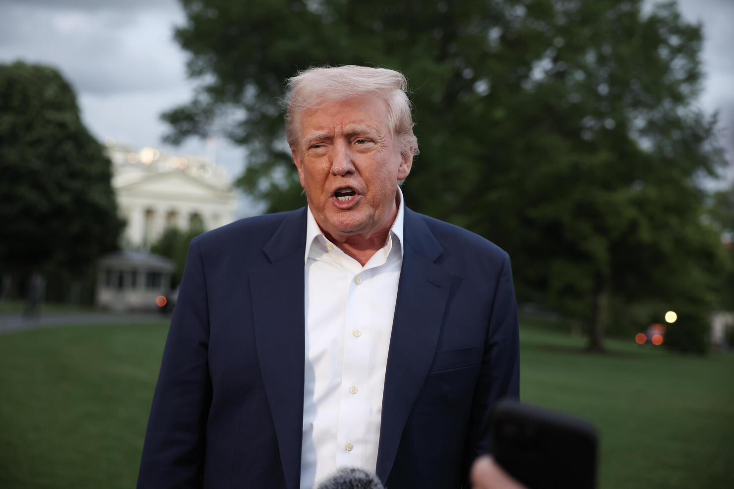 President Trump Returns To The White House After Weekend In Florida
