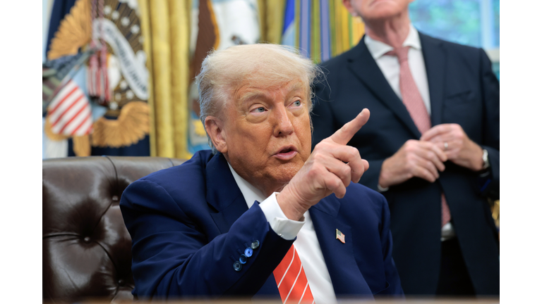 President Trump Announces A Trade Agreement With The United Kingdom