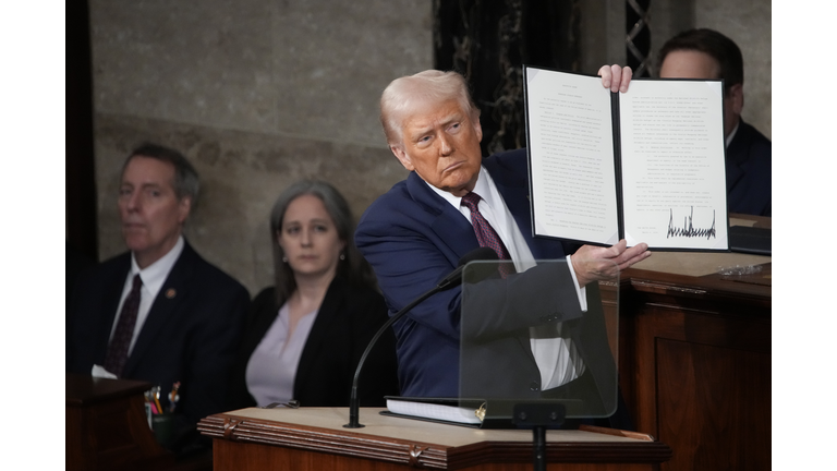 Donald Trump Delivers Joint Address To Congress